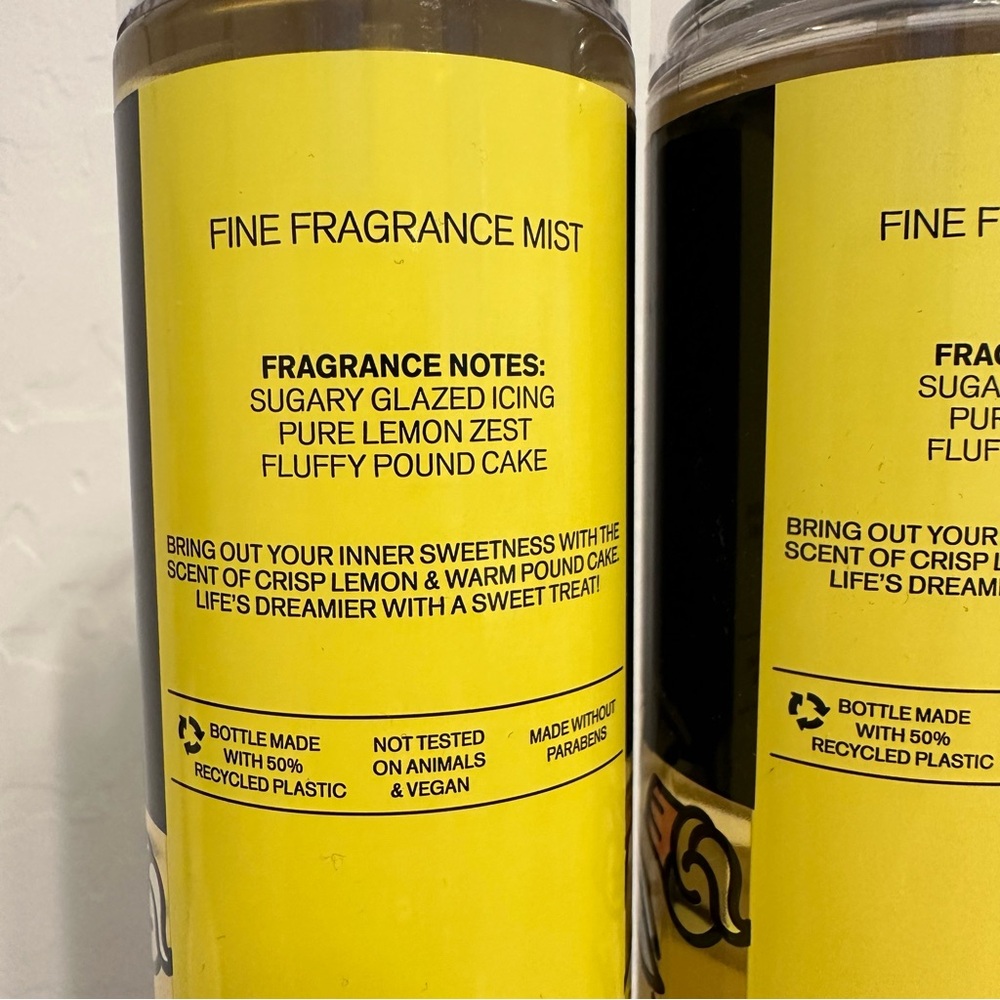 Set of 2 Bath & Body Works Iced Lemon Pound Cake Fine Fragrance Mist π - Picture 8 of 8